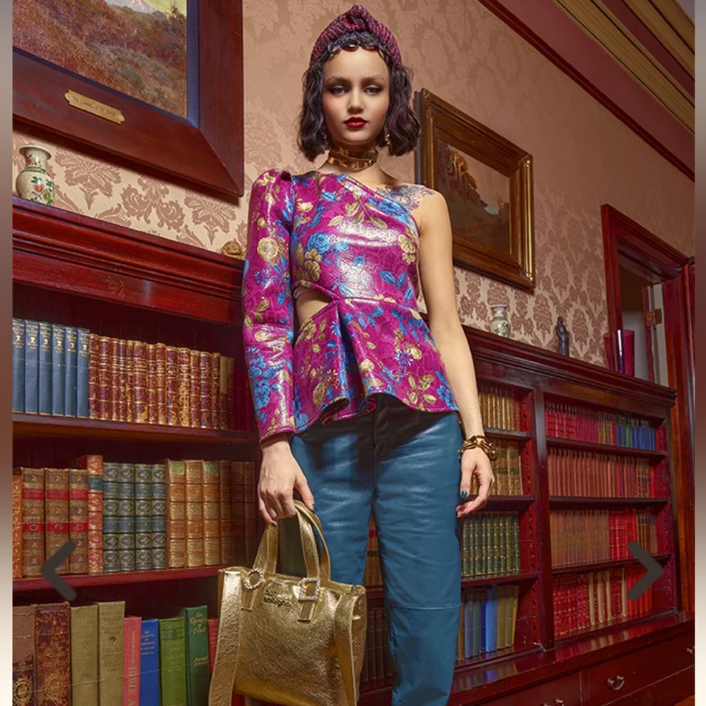 Autumn Adeigbo Lykke Blouse size 6